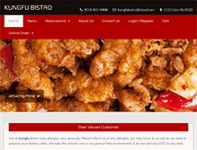 Tablet Screenshot of kungfubistro.com